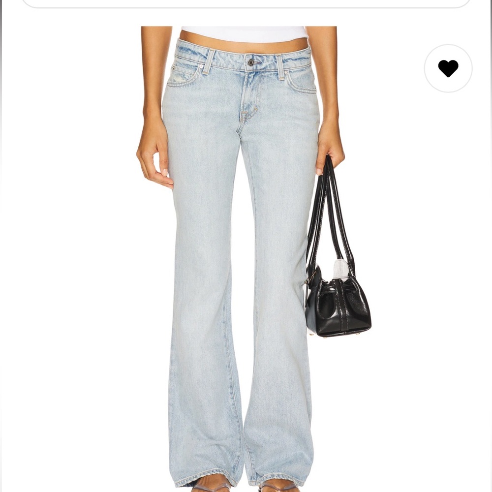 GRLFRND DENIM Serena Low Rise Boot in Ocean Ave